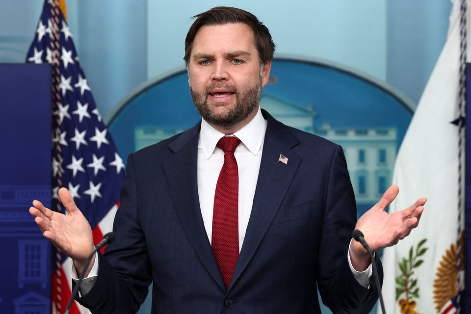 US vice-president JD Vance. Photo: Reuters